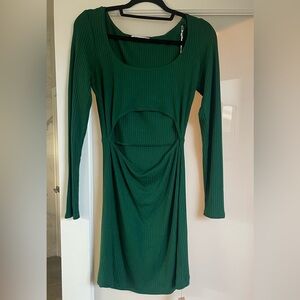 NWT Reformation Denmark Dress Large Bodycon Cutout